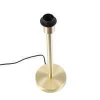 QAZQA Klassieke tafellamp messing zonder kap - Simplo - thumbnail