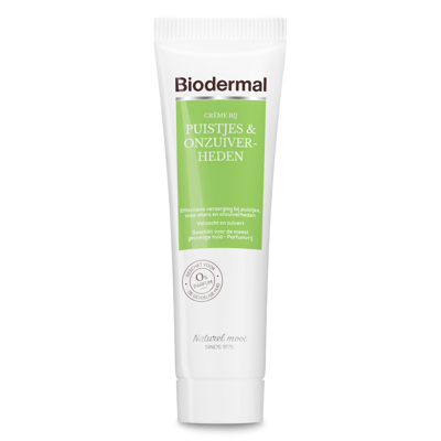 Biodermal Crème bij Puistjes & Onzuiverheden