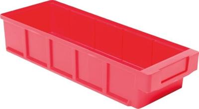 LA-KA-PE Stellingbak | L400xB152xH83mm | rood polypropyleen | 10 stuks - VKB 400/152 ROT VKB 400/152 ROT