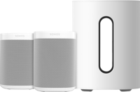 Sonos One Duo Pack + Sonos Sub Mini Wit - thumbnail