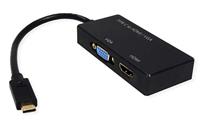 VALUE Beeldschermadapter USB Type C - VGA / HDMI - thumbnail