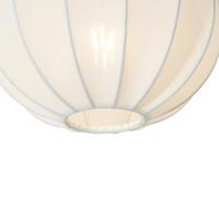 QAZQA Japandi hanglamp wit zijden 30cm 3-lichts - Plu - thumbnail