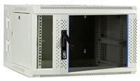 DSI 6U witte wandkast (kantelbaar) met glazen deur - DS6606W-DOUBLE server rack - thumbnail