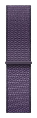 Apple Watch Band - Geweven sportbandje - 46 mm - Zachtpaars - Eén maat voor de meeste polsen