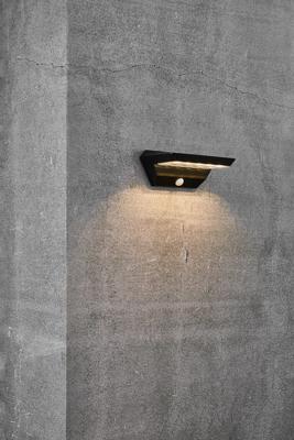 Nordlux LED Solar wandlamp Agena 5W 3000K zwart - 4802820 Nordlux LED Solar wandlamp Agena 5W 3000K zwart - 4802820