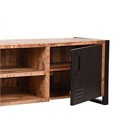 LABEL51 Tv-meubel Brussels - Rough - Mangohout - Tv-Meubel 160 cm