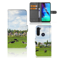 Motorola Moto G Pro | Telefoonhoesje | Met pasjeshouder | Koeien - thumbnail