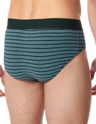 Schiesser 95/5 rio slips 3-pack zwart-groen