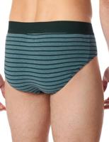 Schiesser 95/5 rio slips 3-pack zwart-groen - thumbnail