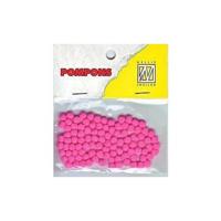 Nellie's Choice • pompoms mini 3mm 100stuks/pkg col. 23 neon pink - thumbnail
