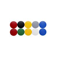 Maul Magneet MAULsolid (Ø x h) 38 mm x 15.5 mm Rond Geel, Rood, Blauw, Wit, Groen, Grijs, Zwart 10 stuk(s) 6163999 - thumbnail