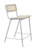 Zuiver Jort barkruk H65 grey/natural - thumbnail