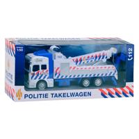 Twisk 1-1-2 pull-back politie takelwagen - thumbnail