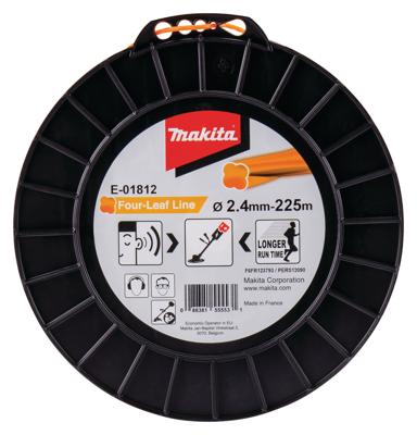 Makita Accessoires E-01812 | Maaidraad | 2,4x225mtr | oranje - E-01812