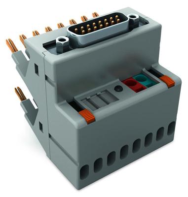 JUMPFLEX® adapter met Sub-Min D-connector invoer WAGO WAGO GmbH & Co. KG 857-986 1 stuk(s)