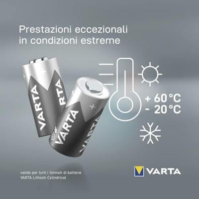 Varta LITHIUM Cylindr. CR2 Blli10 10 stuk(s) Fotobatterij CR2 Lithium 880 mAh 3 V