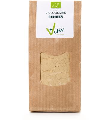 Vitiv Gember gemalen bio 100 Gram