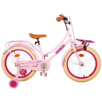 Volare excellent kinderfiets - meisjes -18 inch - roze - 95% afgemonteerd