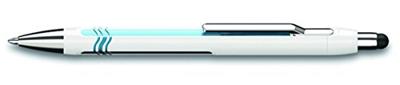 Schneider S-138702 Balpen Epsilon Touch Blauwschrijvend, Huls Wit/blauw Schneider S-138702 Balpen Epsilon Touch Blauwschrijvend, Huls Wit/blauw