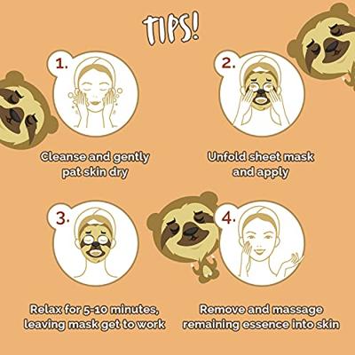 7th Heaven Sloth Face Mask Lotus Blossom & Blueberry 7th Heaven Sloth Face Mask Lotus Blossom & Blueberry