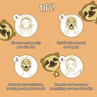7th Heaven Sloth Face Mask Lotus Blossom & Blueberry - thumbnail