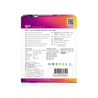 Externe Harde Schijf Silicon Power Armor A60 5 TB