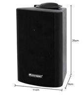 Omnitronic WP-4S PA-wandluidspreker 20 W Zwart 1 stuk(s) - thumbnail
