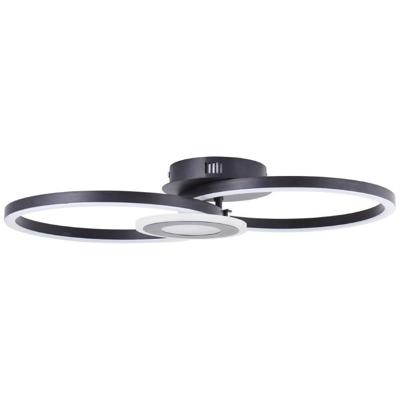 Brilliant PlafondlampBray rond zwart - G99904A06