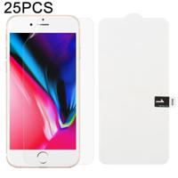 25 stuks zachte hydrogel film volledige dekking voorkant beschermer met alcohol katoen + kraskaart voor iPhone 7 plus/8 plus - thumbnail