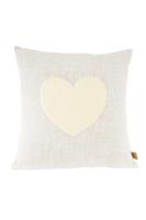 Zusss Kussen Tufted Hart Zand - thumbnail