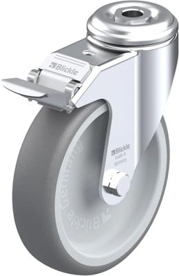 Blickle LKRA-TPA 126G-FI Zwenkwiel met rem Wieldiameter: 125 mm Draagvermogen (max.): 120 kg 1 stuk(s)