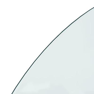 VidaXL Glasplaat voor open haard halfrond 1200x500 mm - thumbnail