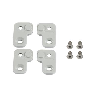 Hammond Electronics 1554FT-XY Montagevoeten Polycarbonaat Grijs (l x b x h) 53 x 38 x 14 mm 1 set(s)