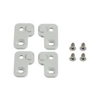 Hammond Electronics 1554FT-XY Montagevoeten Polycarbonaat Grijs (l x b x h) 53 x 38 x 14 mm 1 set(s) - thumbnail