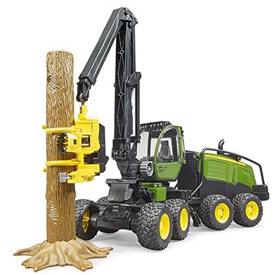 Bruder John Deere Harvest 1270 G met boomstam - thumbnail