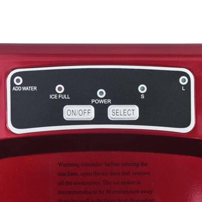 VidaXL Ijsblokjesmachine 1,4 l 15 kg/24 u rood