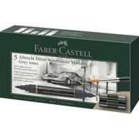 Faber Castell fc-160306 wk25aquarel marker fc albrechtdürer 5 stuks grey tones - thumbnail