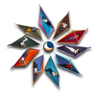 Ticket to the Moon Original hangmat Orange / DarkGrey - thumbnail