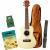BumbleBee BUC50 Concert Ukulele Pack NL concert ukelele starterset met Nederlandstalig boekje - thumbnail