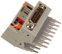 JUMPFLEX® adapter met Sub-Min D-connector invoer WAGO WAGO GmbH & Co. KG 857-986 1 stuk(s) - thumbnail