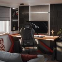 Huzaro Force 2.7 Black Carbon Gaming stoel zwart - thumbnail