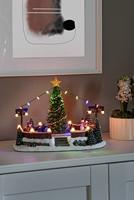 Konstsmide 4243-000 LED-decor Dorpsplein Meerkleurig LED Bont Schakelaar, Muziek - thumbnail