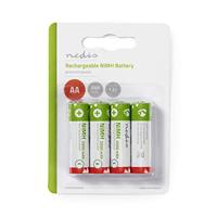 Nedis Oplaadbare NiMH-Batterij AA | 1.2 V DC | 2000 mAh | 1 stuks - BANM20HR64B BANM20HR64B - thumbnail
