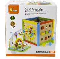 VIGA 5-in-1 speelkubus, afm 30x30x55 cm, 1 stuk - thumbnail