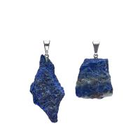 Ruwe Edelsteen Hanger Lapis Lazuli - 2 cm - thumbnail