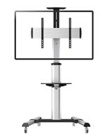 ROLINE LCD/TV rolstandaard, tot 50 kg, zilver - thumbnail