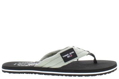 Tommy Hilfiger Tommy jeans mens beach sandal faded willow Grijs maat 45