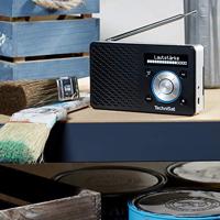 TechniSat DIGITRADIO 1 Draagbaar Analoog & digitaal Zwart, Zilver - thumbnail