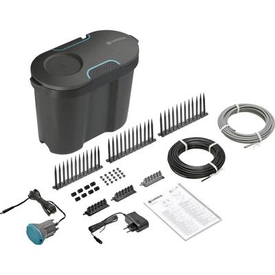 GARDENA vakantie-bewateringset besproeiingscomputer (grijs, 13366-20, inclusief 10,5 l watertank)