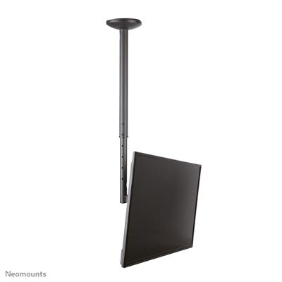 Neomounts FPMA-C060BLACK TV-plafondbeugel 25,4 cm (10) - 101,6 cm (40) Kantelbaar, Zwenkbaar, In hoogte verstelbaar
